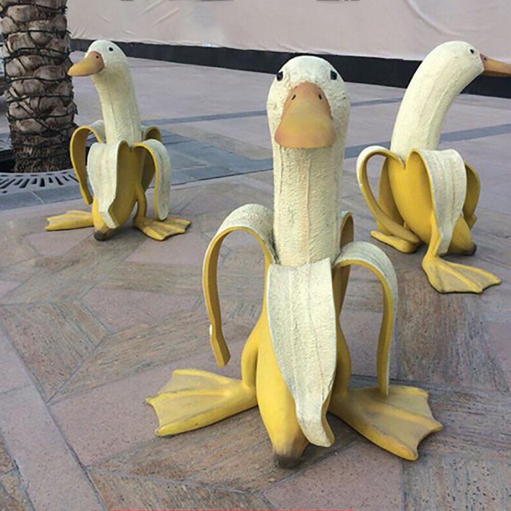 Banana Duck Statue