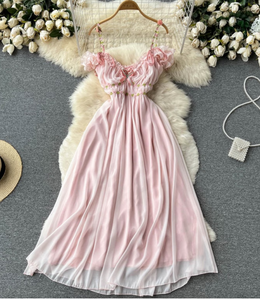 Cute milkmaid women's fairy Dress