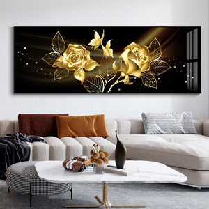Golden Rose Painting