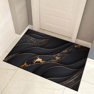 Black & Gold Marble Carpet