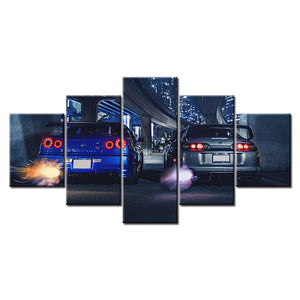 5pcs R34 GTR & Supra Painting