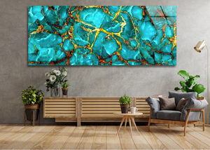 Electric Green Abstract Painting