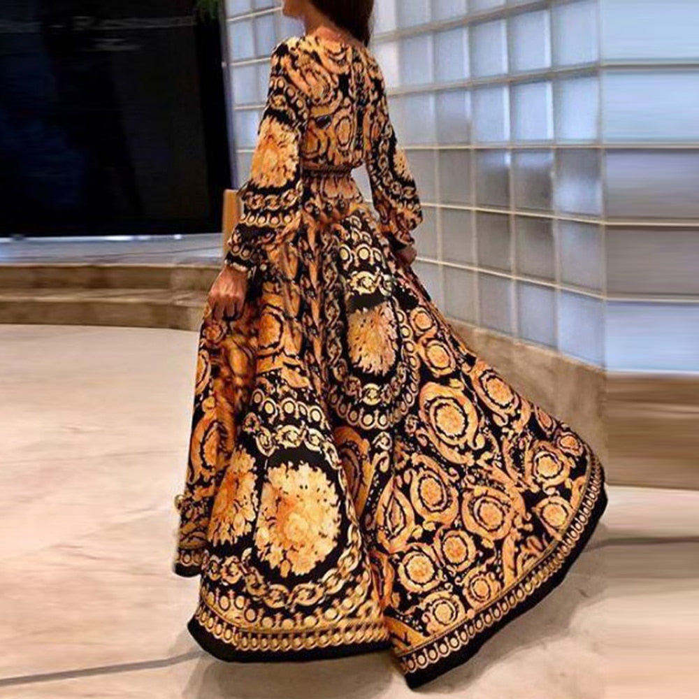 Women Designer Golden Dress