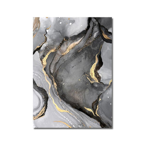 Abstract Golden Painting (3PCS)